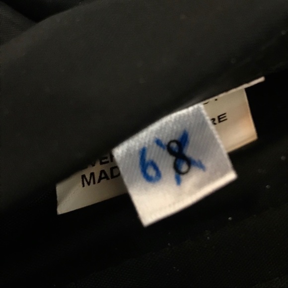 Jovani 🎀 Strapless Polka Dot Red Bow Prom Dress - Picture 7 of 8